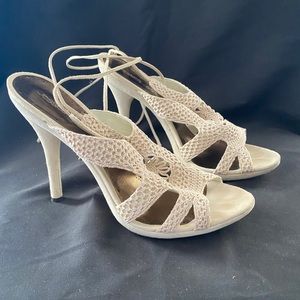 Jessica Bennett ankle wrap heels